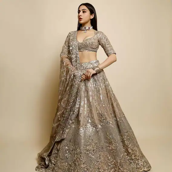 Sara Ali Khan Badami Lehenga Choli