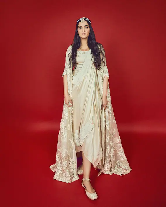 Sonam Kapoor Embroidered Coat