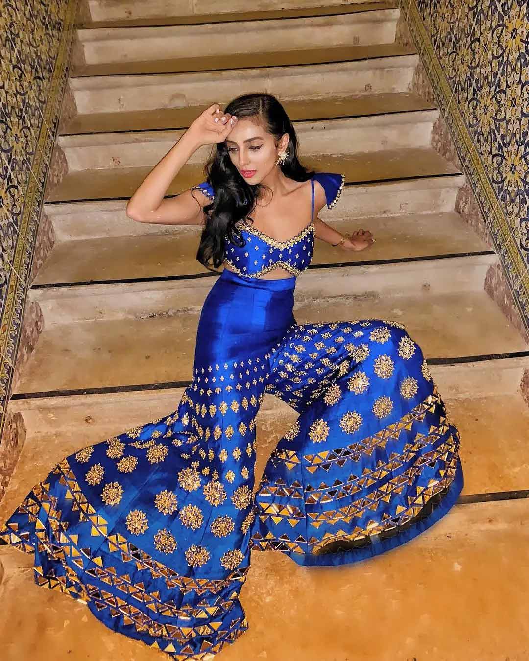 Mirror Work Indo Western Outfits